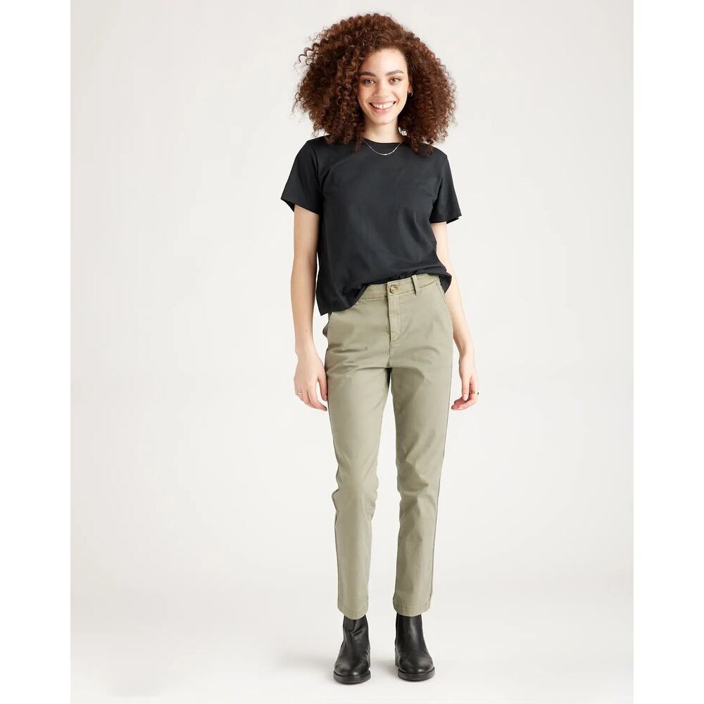 Quince Stretch Cotton Twill Girlfriend Chino Pants Sz 30